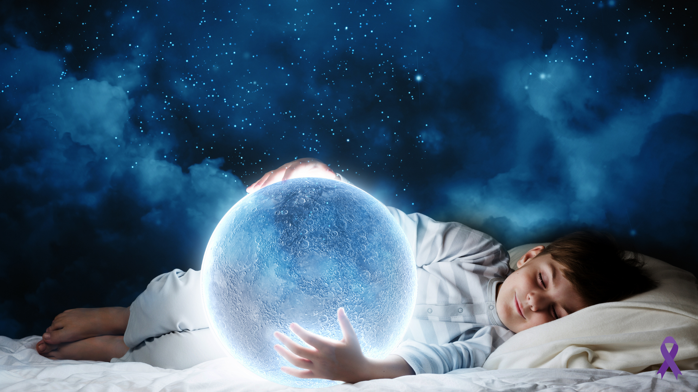 A surreal and dreamy landscape, representing the world of dreams.